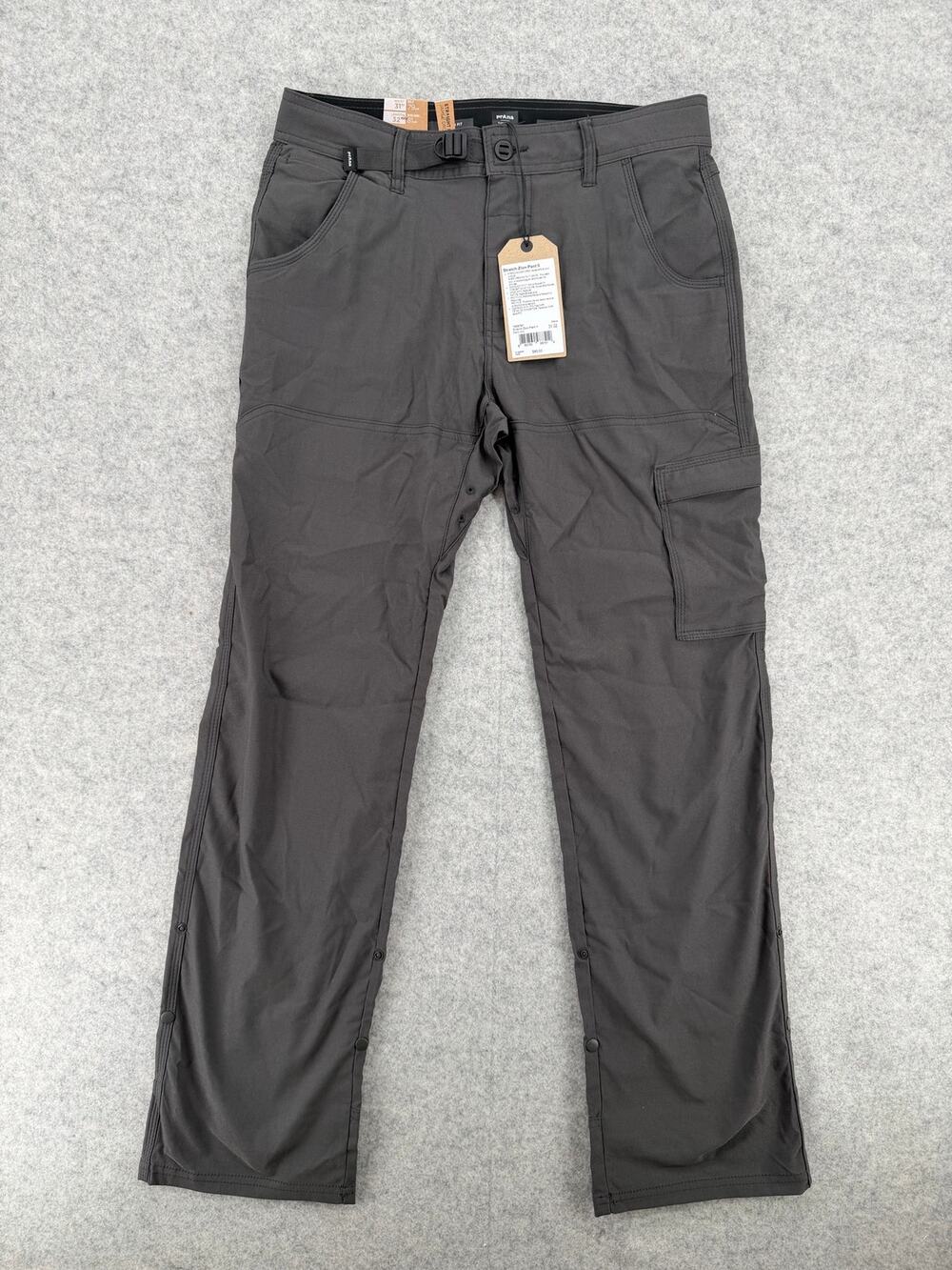 NWT PrAna Dark Iron Stretch Zion Slim Pants II Size 31/32